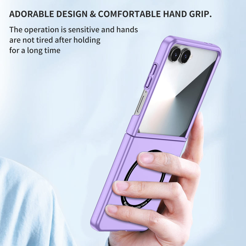 Samsung Galaxy Z Flip 7 Magnetic Ring Case [Purple]