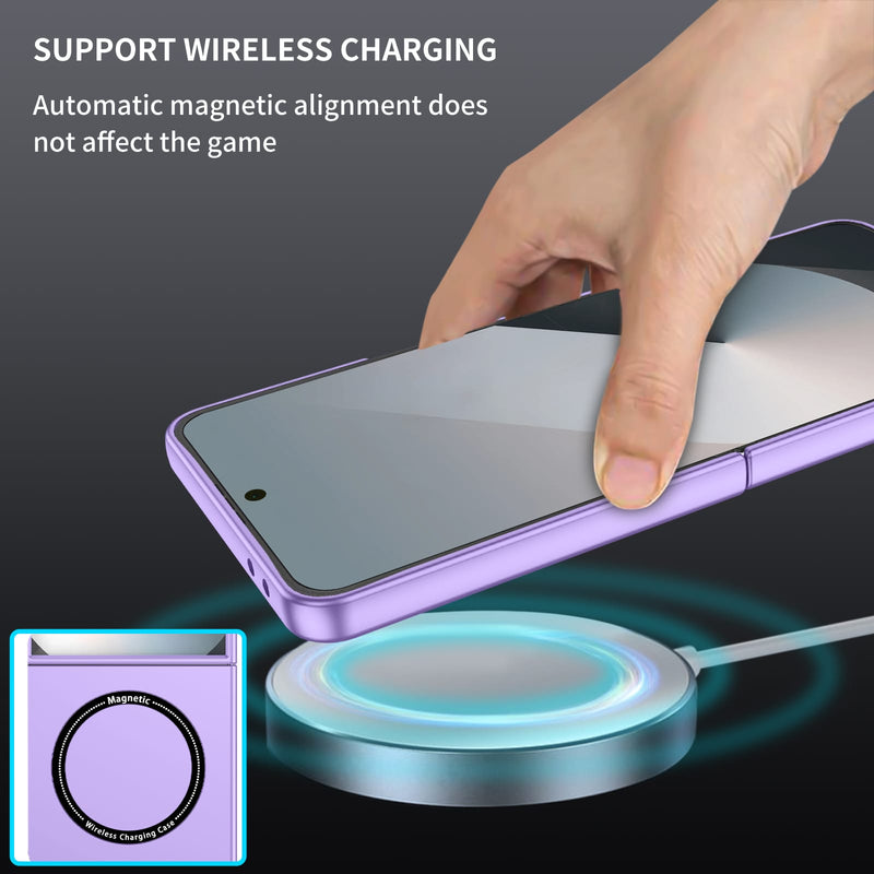 Samsung Galaxy Z Flip 7 Magnetic Ring Case [Purple]