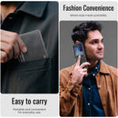 Stylish Samsung Galaxy Z Flip 7 Retro Leather Cover [Black]