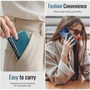 Stylish Samsung Galaxy Z Flip 7 Retro Leather Cover [Teal]