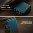 Stylish Samsung Galaxy Z Flip 7 Retro Leather Cover [Teal]