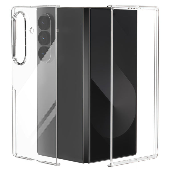 Galaxy Z Fold 7 Clear Crystal Hard PC Case – Ultra Slim Transparent Shell