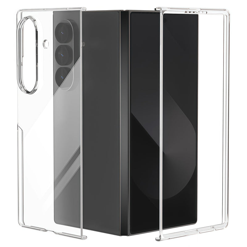 Galaxy Z Fold 7 Clear Crystal Hard PC Case – Ultra Slim Transparent Shell
