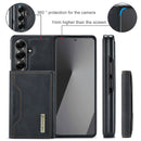 DG.MING Magnetic Business Leather Case for Galaxy Z Fold 7 - with Detachable Wallet [Black]