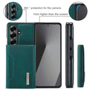 DG.MING Magnetic Business Leather Case for Galaxy Z Fold 7 - with Detachable Wallet [Green]