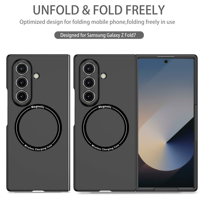 Samsung Galaxy Z Fold 7 Magnetic Ring Case [Black]
