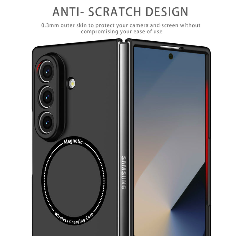 Samsung Galaxy Z Fold 7 Magnetic Ring Case [Black]