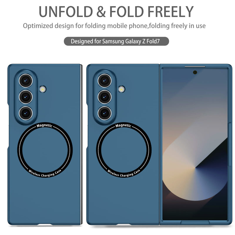 Samsung Galaxy Z Fold 7 Magnetic Ring Case [Navy]