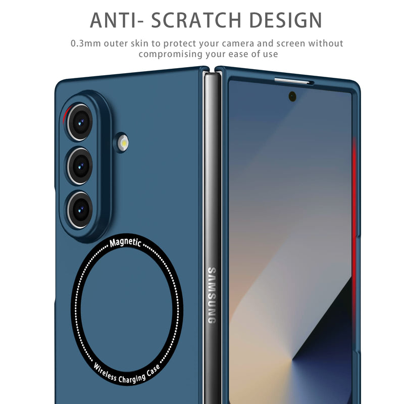 Samsung Galaxy Z Fold 7 Magnetic Ring Case [Navy]