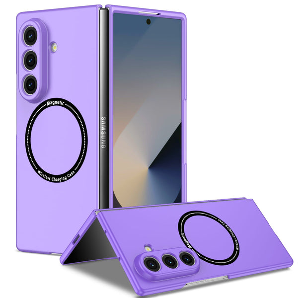 Samsung Galaxy Z Fold 7 Magnetic Ring Case [Purple]