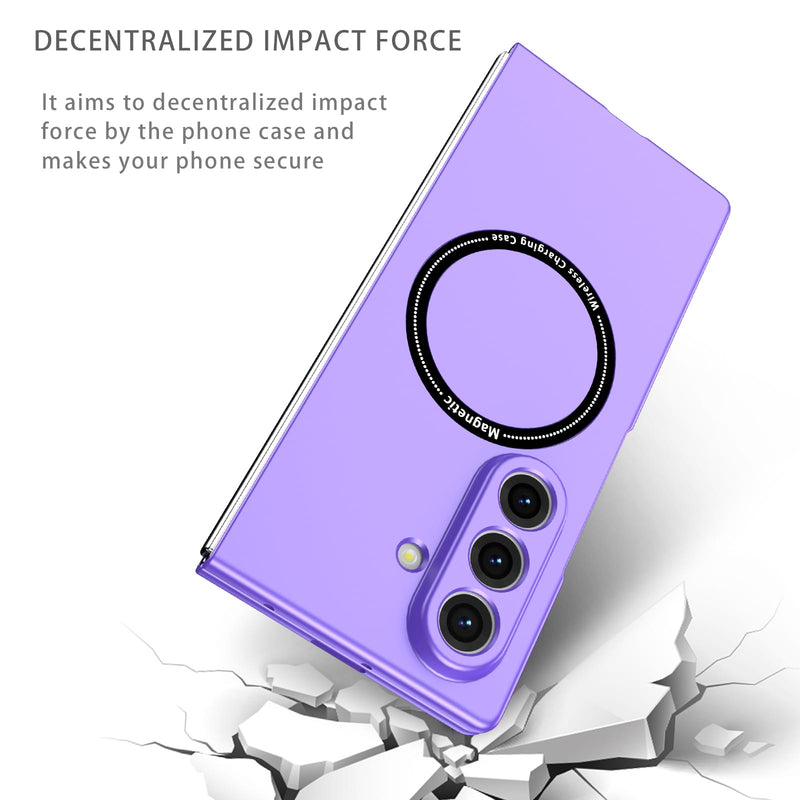 Samsung Galaxy Z Fold 7 Magnetic Ring Case [Purple]