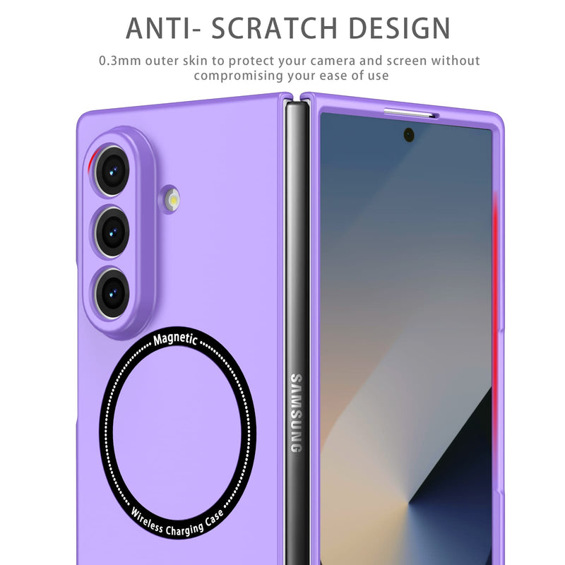 Samsung Galaxy Z Fold 7 Magnetic Ring Case [Purple]