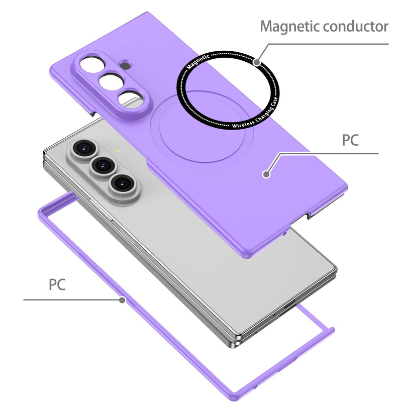 Samsung Galaxy Z Fold 7 Magnetic Ring Case [Purple]