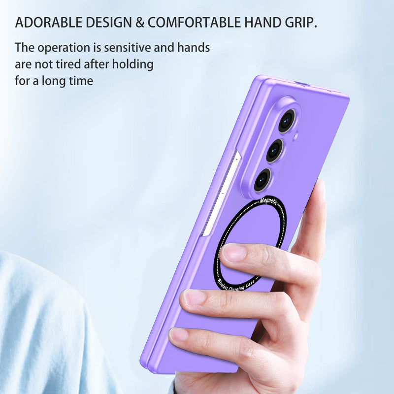 Samsung Galaxy Z Fold 7 Magnetic Ring Case [Purple]
