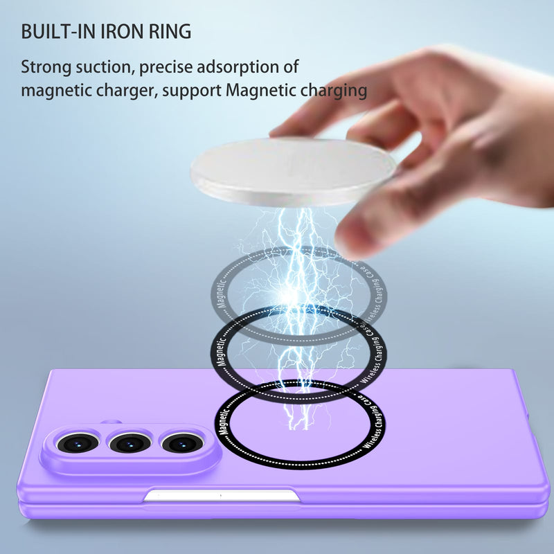 Samsung Galaxy Z Fold 7 Magnetic Ring Case [Purple]