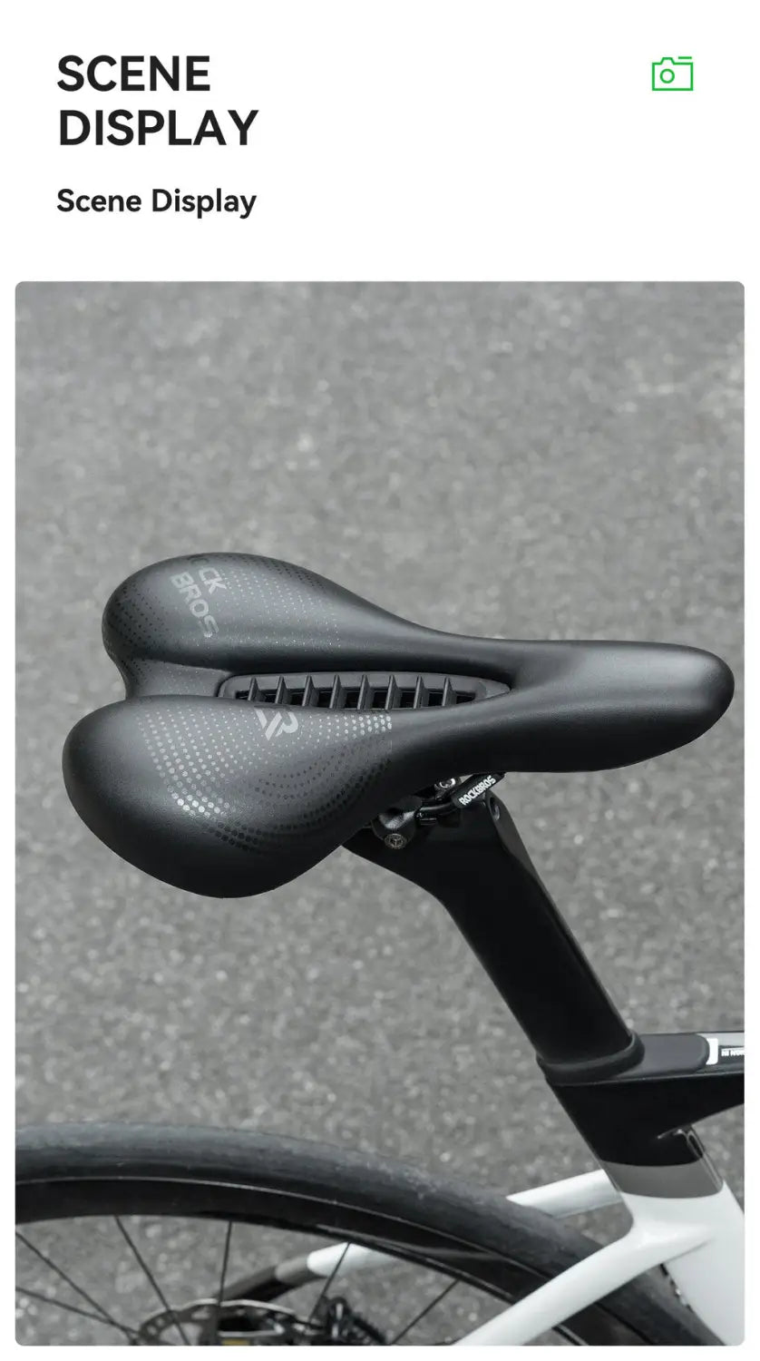 Shock Absorbing Bicycle Seat Saddle MTB & Road Bike Cushion