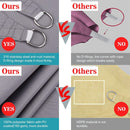 Shade Sail Waterproof 2x2x2m 2