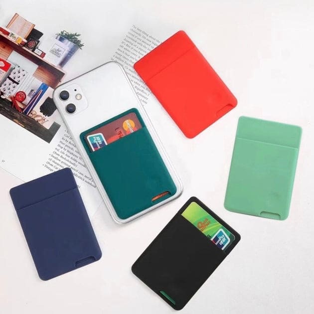 Silicone Mobile Phone Card Holder
