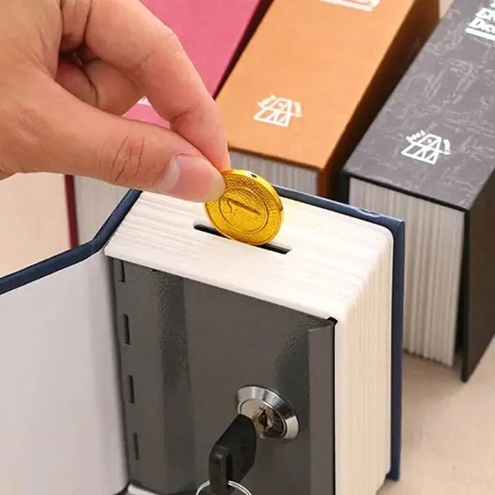 Small Book Safe (Lock Box) / Money Tin Tools & Models