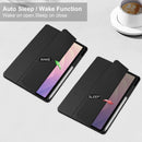 Smart Acrylic Tri-Fold Case with S Pen Holder for Samsung