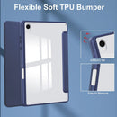 Smart Acrylic Tri-Fold Case with S Pen Holder for Samsung
