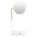 Smart Touch Beauty Lighted LED Makeup Mirror with Storage