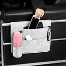 Sofa Armrest Storage Organizer Light Gray 5