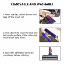 Soft Fluffy Brush Roller Cleaner Head for Dyson V7 V8 V10