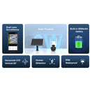 Solar 4G Security Camera Outdoor 4