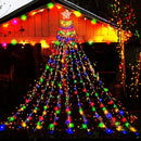 Solar Light Waterfall Light Christmas Lights 1