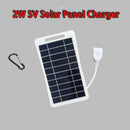 Solar Panel For Charging Devices - 2W/5V USB Output 6