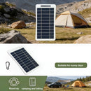 Solar Panel For Charging Devices - 2W/5V USB Output 9