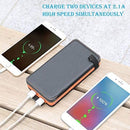Solar Power Bank with 4 Panels 25000mAh 8