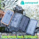 Solar Power Bank with 4 Panels 25000mAh 2