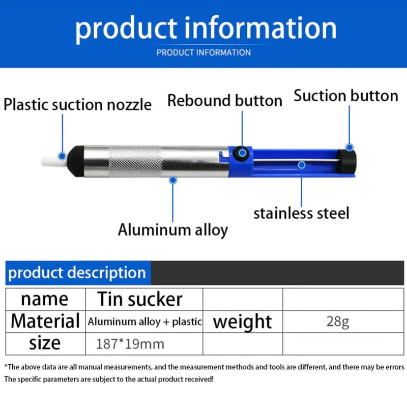 Solder Removal Tool With Tip Tools & Kits (multipurpose)
