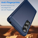 Sony Xperia 1 VII Carbon Fibre TPU Case Slim Shockproof Cover Navy
