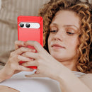 Sony Xperia 10 VII Carbon Fibre TPU Case Slim Shockproof Cover Red