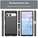 Sony Xperia 10 VII Carbon Fibre Brushed Case [Black] 8