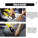 Steering Wheel Lock Seat Belt Lock Universal Anti Theft Car