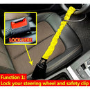 Steering Wheel Lock Seat Belt Lock Universal Anti Theft Car