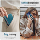 Stylish Samsung Galaxy Z Flip 7 Retro Leather Cover [Teal] 7
