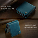 Stylish Samsung Galaxy Z Flip 7 Retro Leather Cover [Teal] 9
