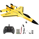 SU35 Remote Control Glider Aircraft FX620 FX820 2.4G with LED Lights - Foam Model Plane for Children Gifts - Yellow