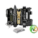 Survival Kit 12pc With Waterproof Case Tools & Kits