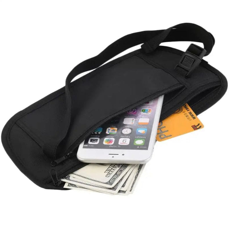 Travel Waist Bag - Black