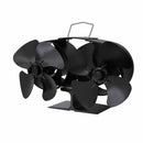 Two Heads Stove Fan Wood Log Burner Fireplace 3