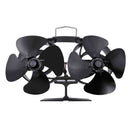 Two Heads Stove Fan Wood Log Burner Fireplace 1