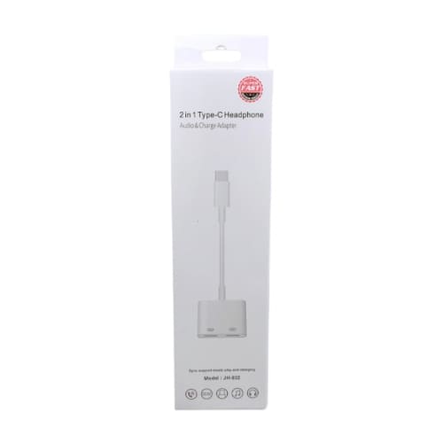 Type C 2-in-1 Headphone Adapter (JH032)