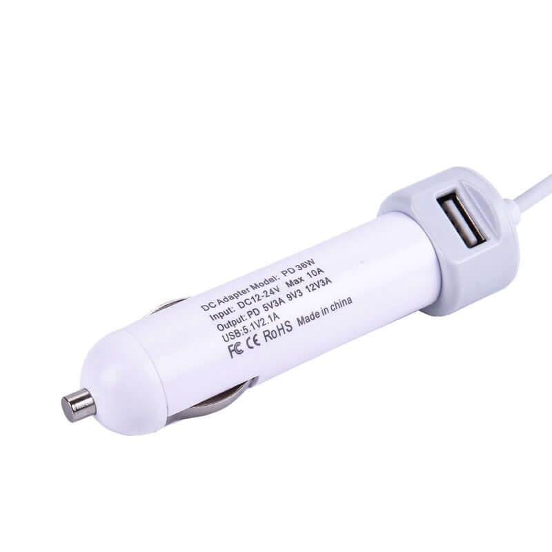 USB C Type C  Max 36W Car Charger with one USB Port