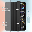 Ultra-Thin PU Leather Magnetic Case with Pencil Holder